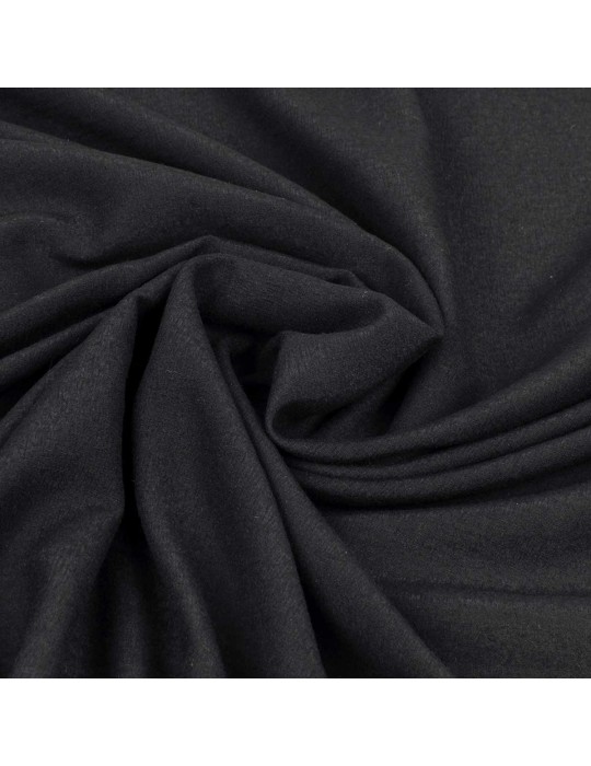 Tissu étamine de laine noir