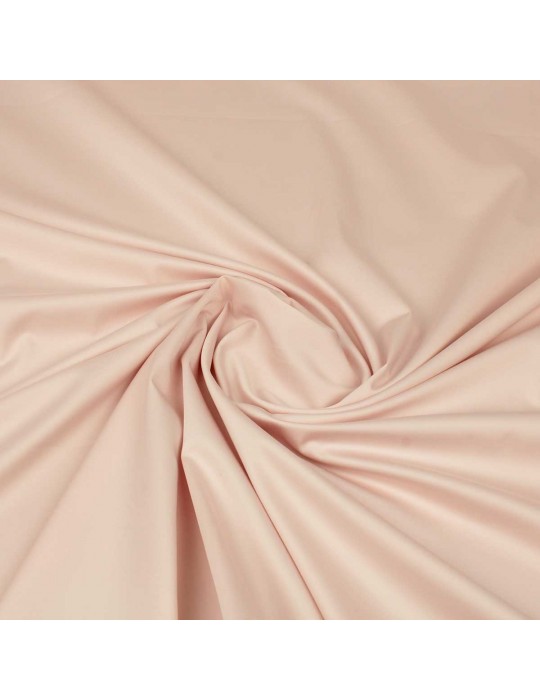 Tissu satin uni rose naturel