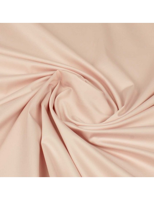 Tissu satin uni rose naturel