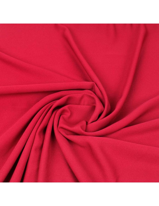 Tissu crêpe uni rouge