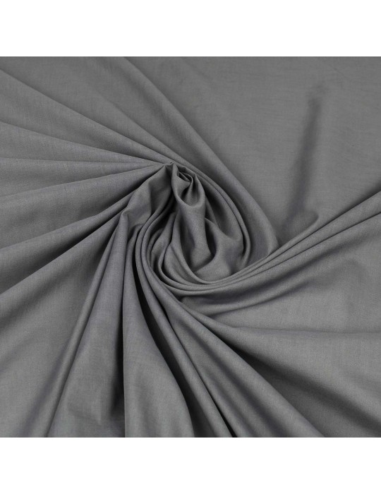 Tissu voile polyester gris perle