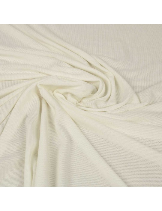 Tissu jersey uni blanc