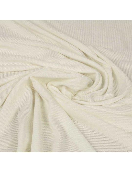 Tissu jersey uni blanc