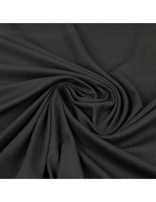 Tissu jersey uni noir