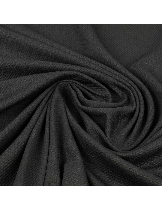 Tissu jersey uni noir