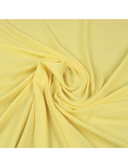 Tissu mousseline uni jaune