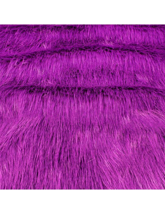 Fourrure synthétique grande largeur violet