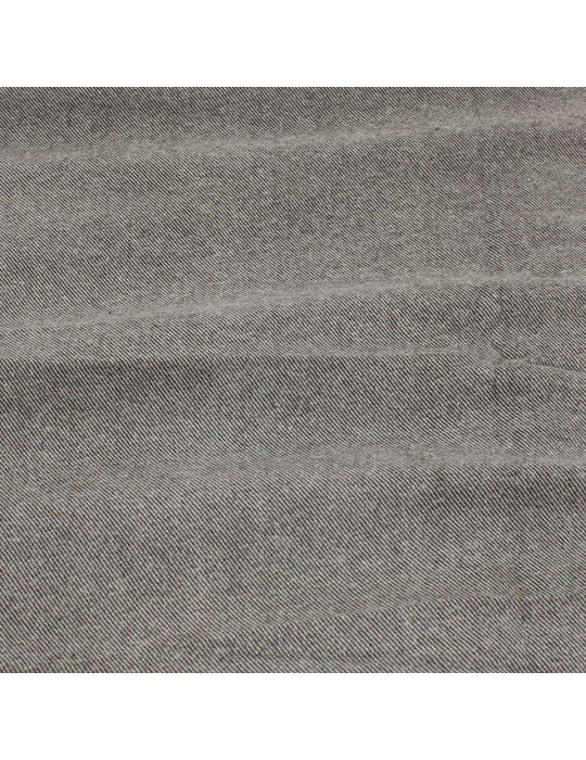 Coupon 100 % coton 300 x 150 cm uni gris