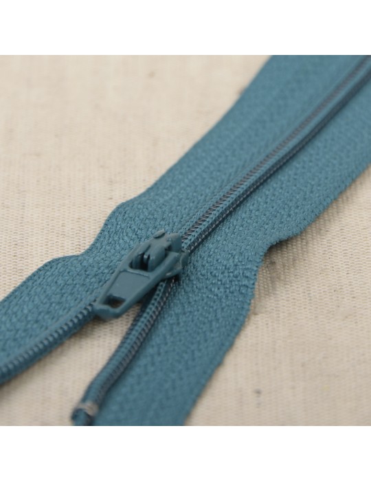 Fermeture fine polyester 25 cm vert