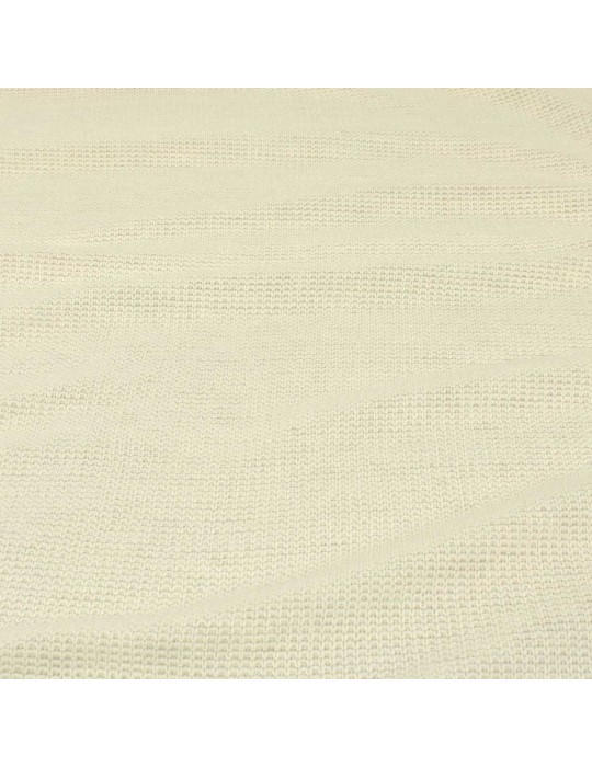 Coupon jersey maille écru 300 x 140 cm