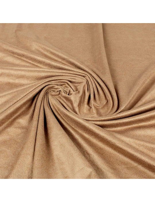 Coupon suédine beige sable 300 x 145 cm