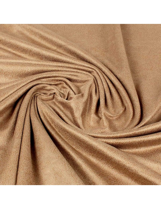 Coupon suédine beige sable 300 x 145 cm