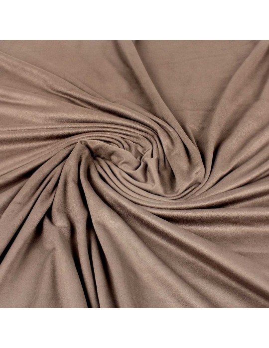 Coupon suédine taupe 300 x 145 cm