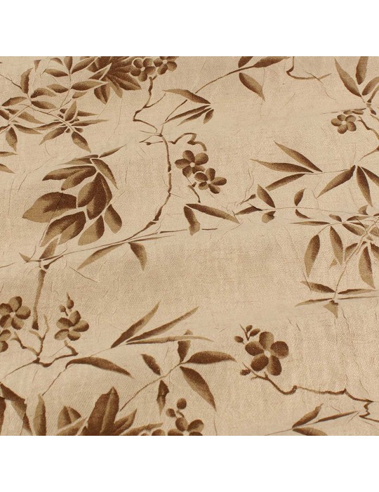 Toile d'habillement végétal taupe