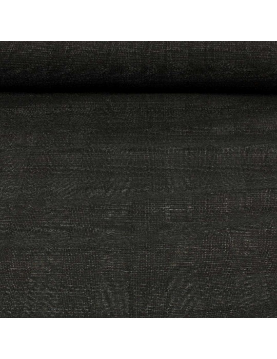 Tissu aspect laine anthracite