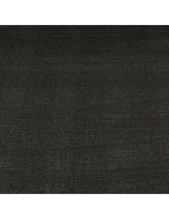 Tissu aspect laine anthracite