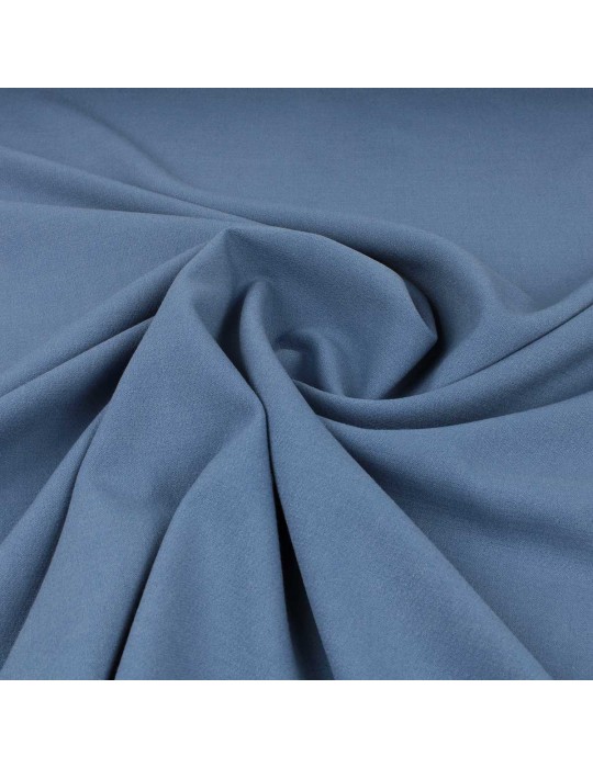 Tissu polyester uni bleu