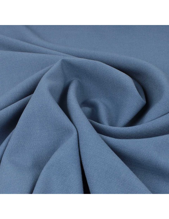 Tissu polyester uni bleu