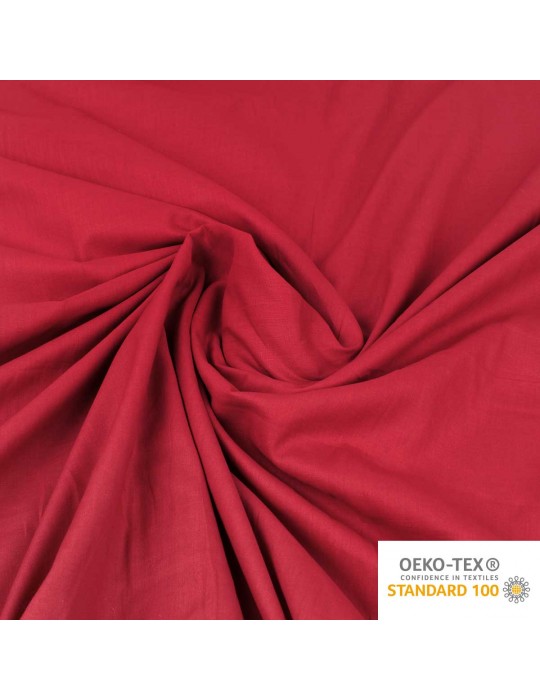 Toile à drap rouge foncé