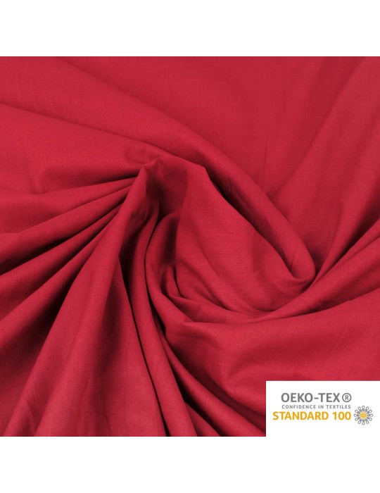 Toile à drap rouge foncé