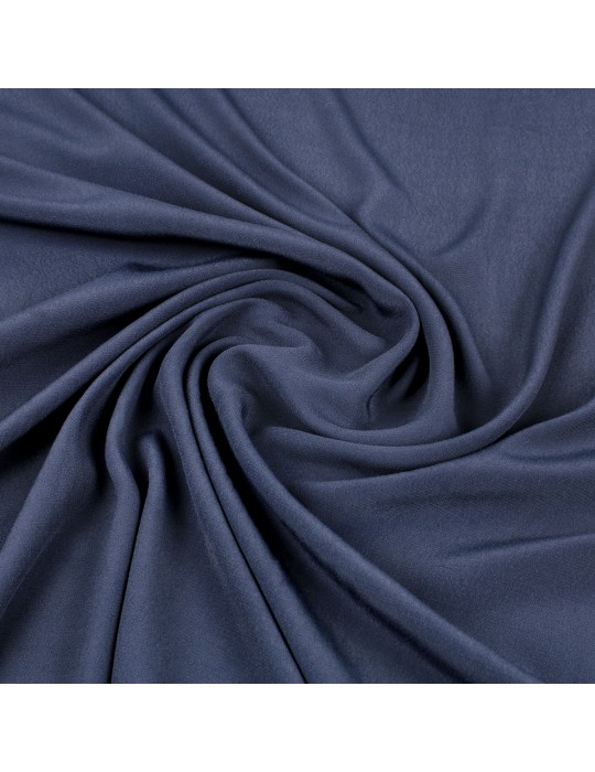 Tissu viscose uni bleu marine