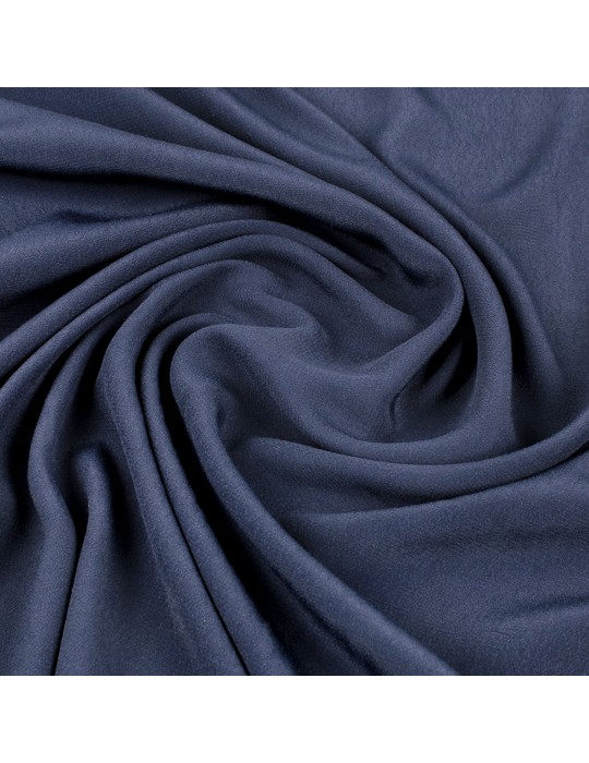 Tissu viscose uni bleu marine