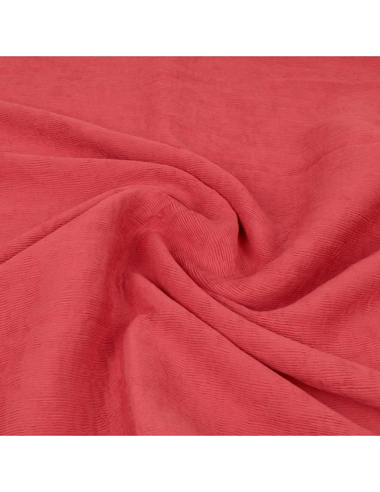 Coupon habillement plissé corail 300 x 150 cm