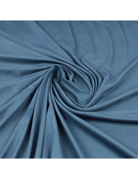 Tissu suédine uni indigo