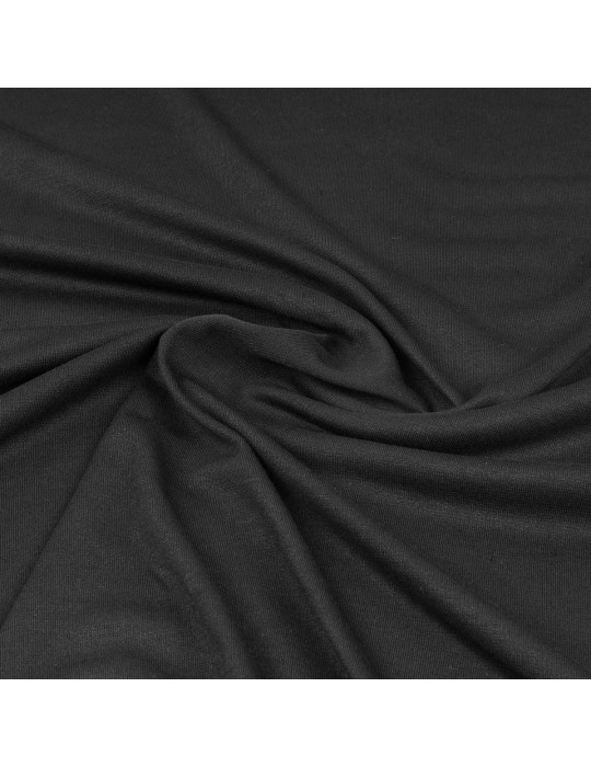 Tissu jersey milano noir