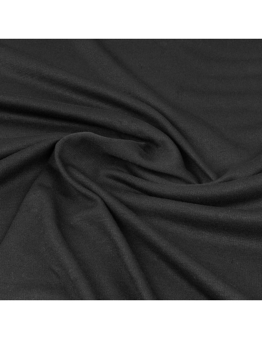 Tissu jersey milano noir