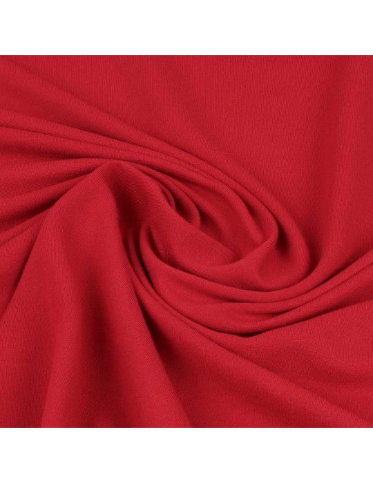 Tissu jersey milano rouge