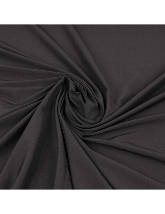 Tissu polyester transparent noir