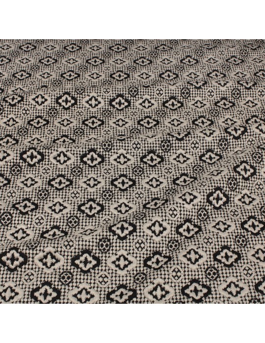 Tissu jersey milano gris/noir