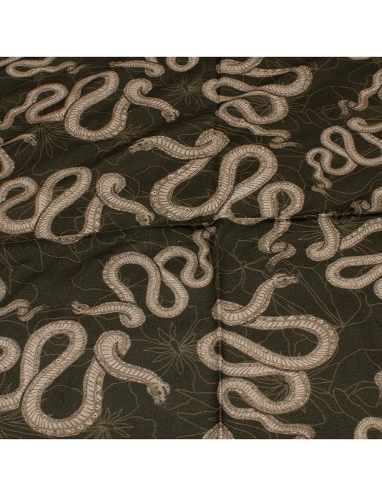 Coupon viscose imprimé serpent 150 x 140 cm