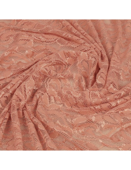 Coupon dentelle rose 300 x 160 cm