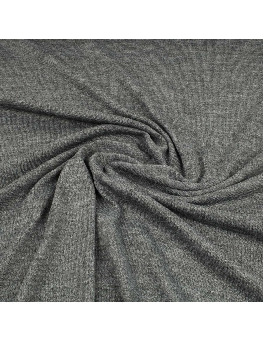 Tissu jersey gris chiné