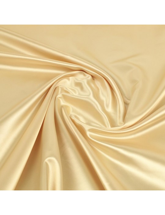 Tissu doublure satin jaune antitstatique