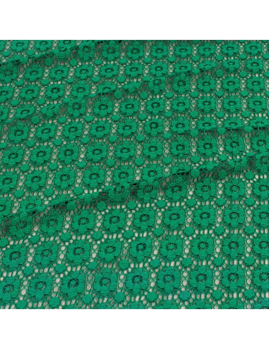 Coupon dentelle vert émeraude 300 x 140 cm