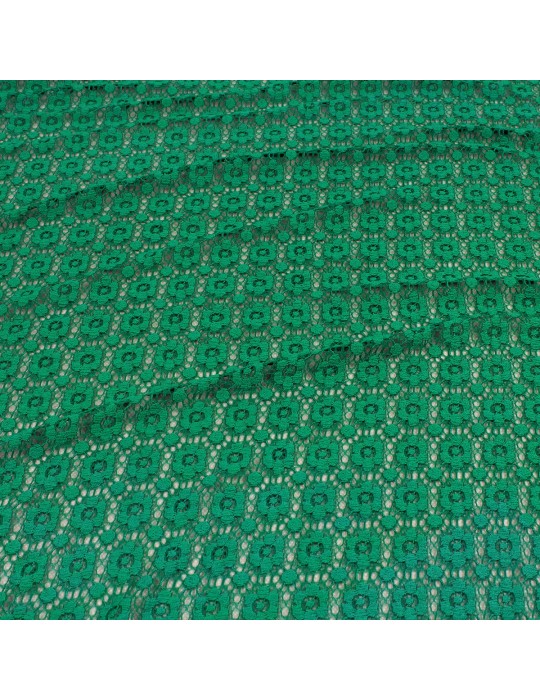 Coupon dentelle vert émeraude 300 x 140 cm