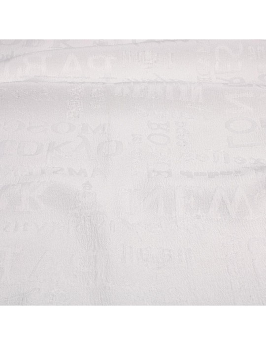 Coupon 100 % polyester blanc 50 x 137 cm