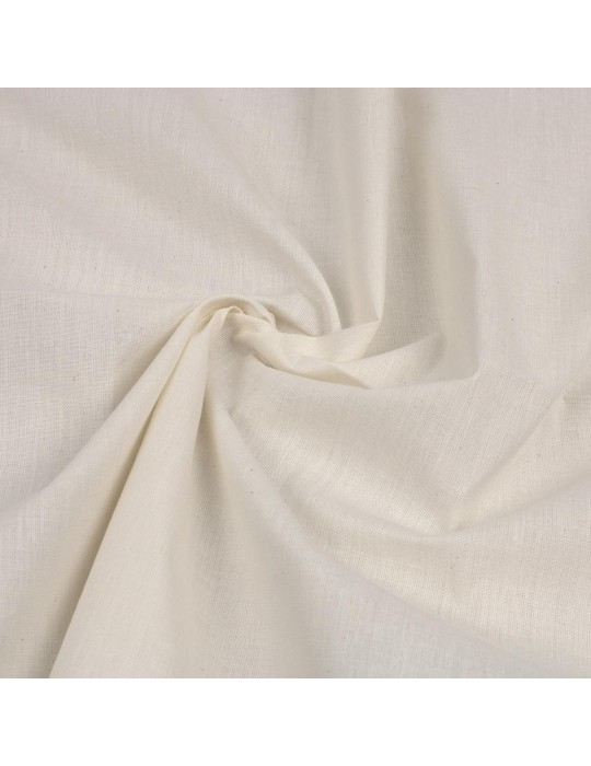 Coupon coton/polyester écru 50 x 137 cm