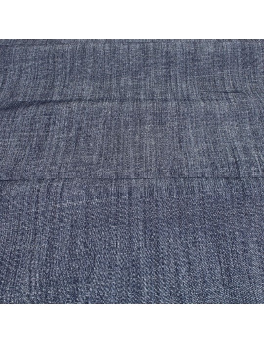 Coupon jean coton bleu 200 x 165 cm