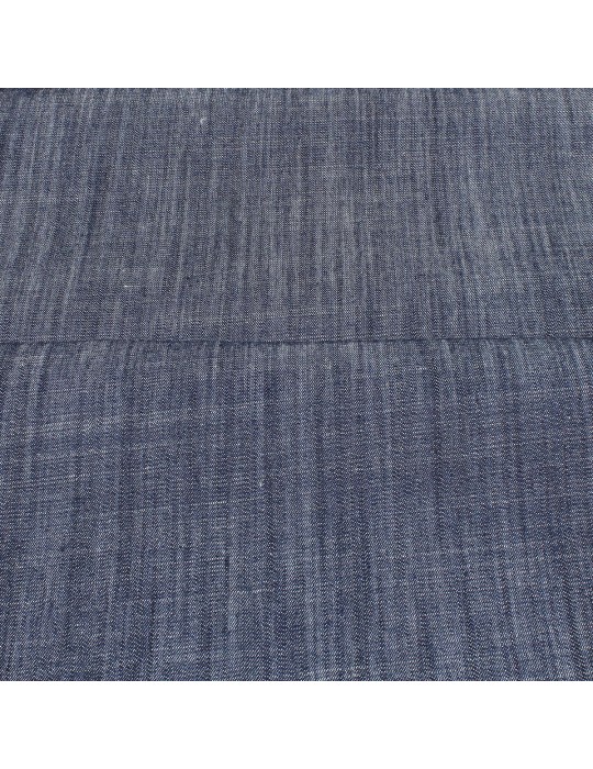 Coupon jean coton bleu 200 x 165 cm