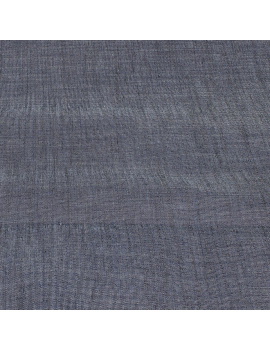 Coupon jean coton/polyester bleu 150 x 140 cm