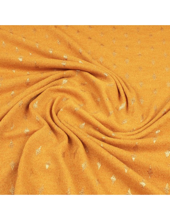 Tissu jersey foil ocre/or