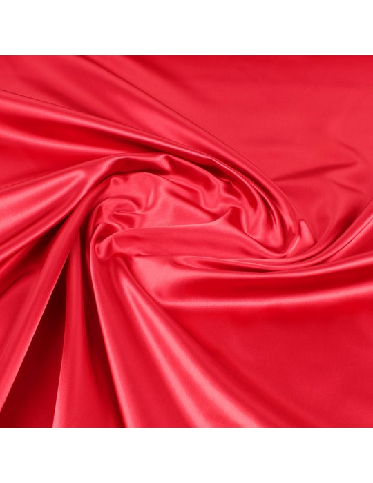 Tissu doublure satin rouge