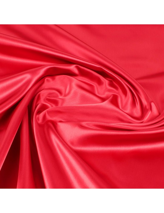 Tissu doublure satin rouge