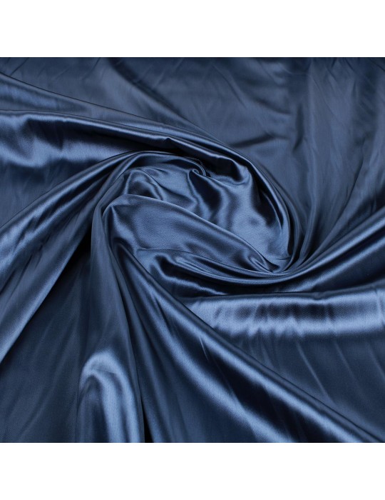 Tissu doublure satin bleu nuit