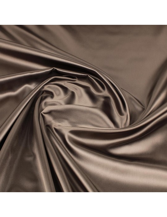 Tissu doublure satin marron