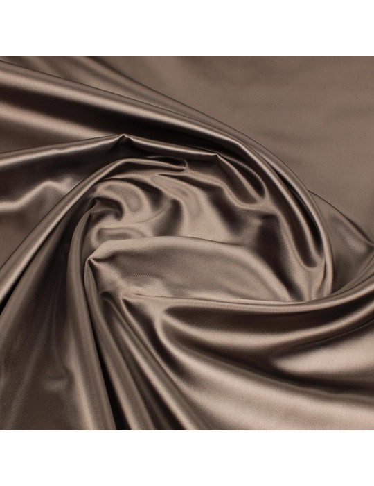 Tissu doublure satin marron